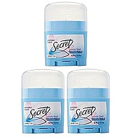 Secret Invisible Solid Antiperspirant And Deodorant Powder Fresh 05 Ounce Travel Size Pack Of 3