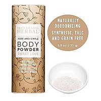 Body Powder for Women, Talc Free Powder, Bath Powder, No corn, grain or gluten, Sweet Love Scent, Frankincense, Amber, Ylang Ylang, Vanilla, Oras Amazing Herbal, 25 oz