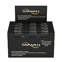 Omwah Professional Neck Strips 1 Carton 720 Pieces 12 Packs With 60 Per Pack For Hair Cutting Barber And Salon Use