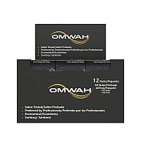 Omwah Professional Neck Strips 1 Carton 720 Pieces 12 Packs With 60 Per Pack For Hair Cutting Barber And Salon Use