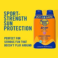 Banana Boat Sport Ultra SPF 50 Sunscreen Spray Banana Boat, SPF 50, Spray On Sunscreen, Water Resistant Sunscreen, Oxybenzone Free Sunscreen Pack SPF 50, 6oz each Twin Pack