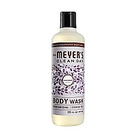 MRS MEYERS cLEAN DAY Moisturizing Body Wash for Women and Men, Biodegradable Shower gel Formula Made with Essential Oils, Lavender, 16 oz