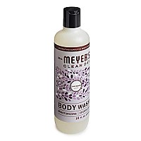 MRS MEYERS cLEAN DAY Moisturizing Body Wash for Women and Men, Biodegradable Shower gel Formula Made with Essential Oils, Lavender, 16 oz