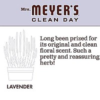 MRS MEYERS cLEAN DAY Moisturizing Body Wash for Women and Men, Biodegradable Shower gel Formula Made with Essential Oils, Lavender, 16 oz