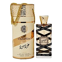 Oud Mood by Lattafa, 3.4 oz Eau De Parfum Spray for Unisex