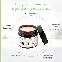 Milk Honey Cream Deodorant No 46 Aluminum Free Deodorant With Sandalwood Vetiver And Cardamom Natural Deodorant For Women