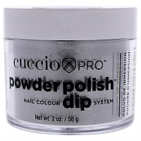 Cuccio Powder Polish Dipping Powder - Silver Mica, 45g