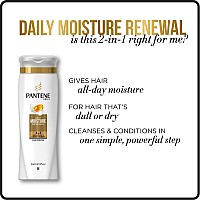 Pantene Prov Daily Moisture Renewal 2 In 1 Shampoo Conditioner 201 Fl Oz