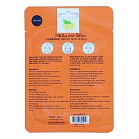 Celavi Essence Facial Mask Paper Sheet Korea Skin Care Moisturizing 12 Pack Vitamin C