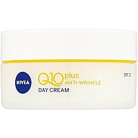 Nivea Q10 Plus Spf 15 Anti-Wrinkle Face Day Cream, 50 Ml, Pack Of 3