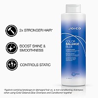 Joico Color Balance Blue Shampoo Conditioner Set Eliminate Brassy And Orange Tones For Lightened Brown Hair