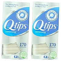 Qtips Cotton Swabs 170 Ct Pack Of 2