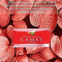 Camay Classic Bar Soap - Moisturizing Camay Classic Soap, Softly Scented Camay Body Wash , 4 Ounce Bath Bars (12 Bars)