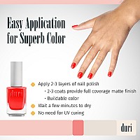 Duri 645N Windy City Roar Neon Orange Nail Polish