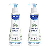 Mustela Hydra Bebe Body Lotion - Daily Moisturizing Baby Lotion with Natural Avocado, Jojoba & Sunflower Oil ??1014 fl oz ??2-Pack