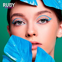 Ruby Kisses Pencil Eyeliner Retractable Eyeliner Waterproof Smudgeproof Eye Makeup High Pigmented 24H Long Lasting Eyepenc