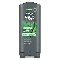 Dove Reviving Minerals Sage Body And Face Wash With 24Hour Nourishing Micromoisture Technology Body Wash For Men 135 Oz