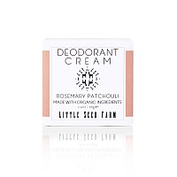 Little Seed Farm All Natural Deodorant Cream Aluminum Free Deodorant For Women Or Men 24 Ounce Rosemary Patchouli