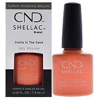 CND Shellac Gel Nail Polish, Coral/Orange/Peach, 0