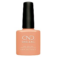 CND Shellac Gel Nail Polish, Coral/Orange/Peach, 0