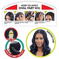 OVAL PART LONG BOB (1B Off Black) - FreeTress Synthetic Wig