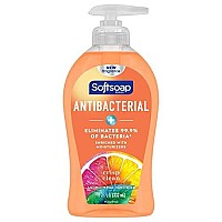 Softsoap Antibacterial Liquid Hand Soap Pump, crisp clean - 1125 fluid ounce