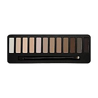 W7 Mighty Mattes Eyeshadow - 12 Matte Nude Colours - Flawless & Natural Long-Lasting Makeup Palette