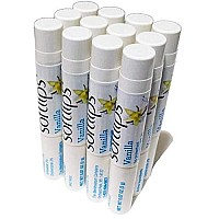 Softlips Lip Balm Protectant SPF 20, Vanilla (Pack of 12 Sticks)