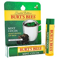 Burt's Bees Mint Cocoa Lip Balm, 0.15 Oz