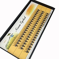 Bodermincer 10D 60Pcs Black Handmade False Eyelashes Natural Long Individual Eyelashes Extension Fake Lashes Makeup Beauty Cosme