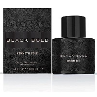 Kenneth Cole Black Bold Eau De Parfum Spray, 3.4 Fl Oz