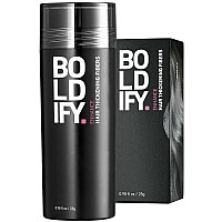 BOLDIFY Hair Fibers for Thinning Hair (gRAY) Hair Powder - 28g Bottle - Undetectable & Natural Hair Filler Instantly conceals Hair Loss - Hair Thickener, Topper for Fine Hair for Women & Men