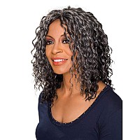 GLENDA (Foxy Silver) - Synthetic Mono Front Half Wig in 3T280