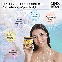 Dead Sea Collection Almond Vanilla Salt Body Scrub Large 2328 Oz With Pure Oils And Dead Sea Minerals