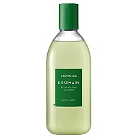 AROMATICA Rosemary Scalp Scaling Shampoo 13.53 oz / 400 ml - Vegan Shampoo with Rosemary Essential Oil-Removes Dead Cell Skins on Scalp Pores - Free from Sulfate, Silicone, and Paraben