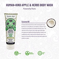 Human+Kind Body Wash - Natural, Moisturizing Body Soap With Coconut Oil - A Gentle, Soothing Cleanse For Dry, Sensitive Skin - Three Fresh Scents: Orange, Grapefruit, And Apple And Herbs - 8.45 Oz