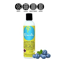 Curls Blueberry Bliss Reparative Hair Wash, 8 Ounces and Reparative Leave In Conditioner, 8 Ounces