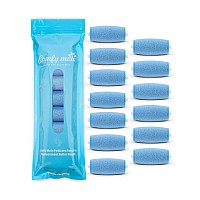 13 Extra coarse Replacement Roller Refill Heads compatible with Amope Wet Dry Electronic Foot File Refill(13 Extra coarse for Wet & Dry) Blue