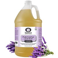 La Almona Pure Castile Liquid Soap Lavender 1 Gallon Multipurpose Hands Face Body Laundry Dishes More For Sensiti