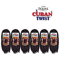 Freetress Equal Synthetic Hair Braids Double Strand Style Cuban Twist Braid 16 6Pack 4