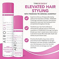 Tri Design Aerogel Hairspray Hair Styling Gel Plus Texture Spray For Men Women Combining Flexibility Control For Strong H