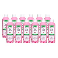 De La Cruz Rose Water And Glycerin For Face Rosewater Facial Toner And Moisturizer For Skin And Hair 8 Fl Oz 236 Ml 12 Bot