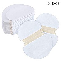 gospire 50 pcs (25 Pair) Disposable Underarm Pads Armpit Sweat Pads Perspiration Pads Shield Absorbing Anti Perspiration Odor Sheet for Women