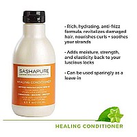 SASHAPURE Healing Conditioner with Sacha Inchi Oil - Sulfate-Free, Color Safe, Hydrate & Revitalize Damaged Hair, 8.5 fl. Oz