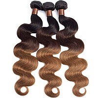 Blackmoon Hair Brazilian Virgin Ombre Hair Body Wave Hair Weave One Bundle Unprocessed Virgin Human Hair Extensions T1B43020