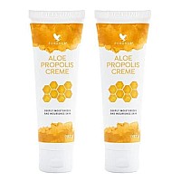 Forever Living - Aloe Propolis Creme - Skin Nourishment with Aloe Vera & Bee Propolis - Moisturizing Cream with Vitamins A, E, and C - 4 oz (2 Pack)