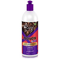 NOVEX My Curls Intense Leave In Conditioner- 17.6oz - Repairs Damaged Curls - Enhances Shine, Softness and Luster - Frizz Free Hair