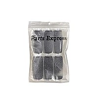 6 Pack Callus Remover Roller,Replacement Roller for Electronic Foot File Refill -3 Extra Coarse & 3 Regular Coarse