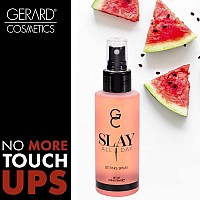 Gerard Cosmetics Slay All Day Makeup Setting Spray Watermelon Scented Matte Finish With Oil Control Cruelty Free Long Las