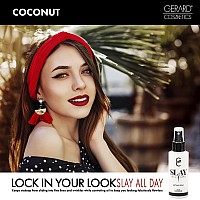 Gerard Cosmetics Slay All Day Makeup Setting Spray Coconut Scented Matte Finish With Oil Control Cruelty Free Long Lastin